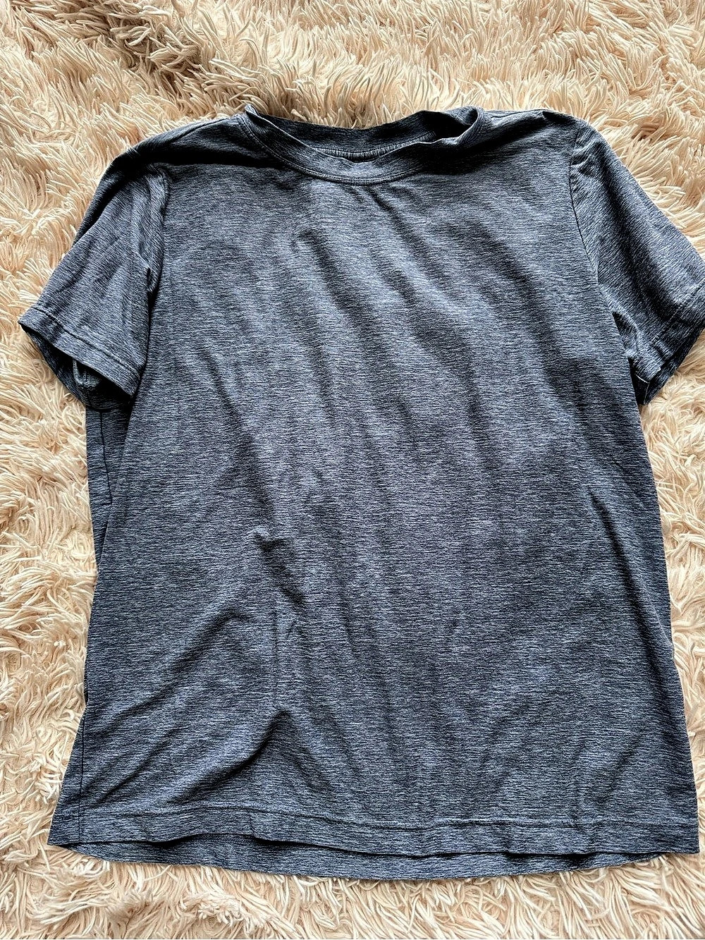 Hanna Andersson Short Sleeve Tee Gray & Blue Size 10 performance wear